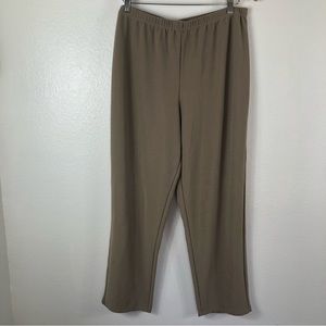 Susan Graver Essentials Women's Elastic Waistband Pants Size XLP